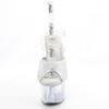 Pleaser - SKY308PREMRSNT Sandaal met enkelband - Transparant/Zilverkleurig Product image